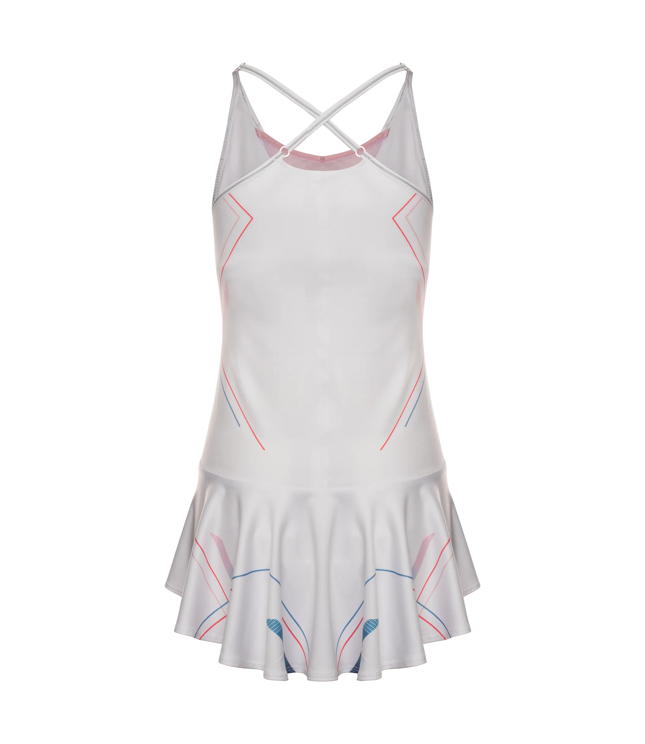 196047-100 | SCULPT STRAPPY DRESS | WHITE