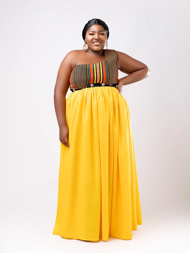 African print Njamba evening maxi dress