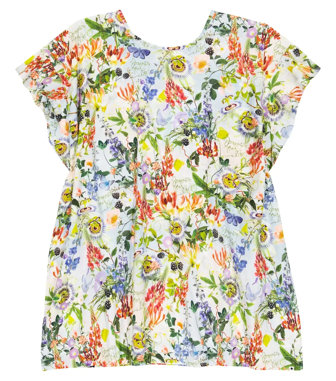 Cayla Cotton Dress with Molo Print, Multicolor