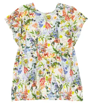 Cayla Cotton Dress with Molo Print, Multicolor